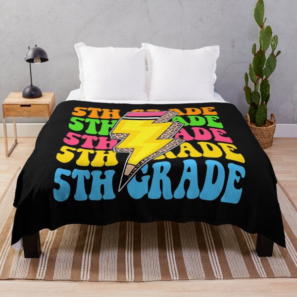 Item preview, 5th Grade Retro Lightning Pencil Leopard Back to School designed and sold by facegm.