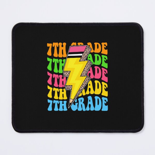Item preview, 7th Grade Retro Lightning Pencil Leopard Back to School designed and sold by facegm.