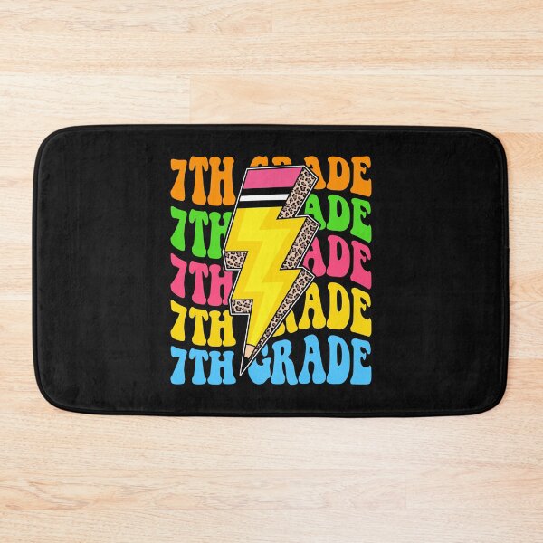 Item preview, 7th Grade Retro Lightning Pencil Leopard Back to School designed and sold by facegm.