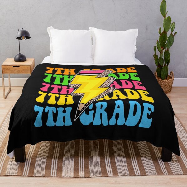 Item preview, 7th Grade Retro Lightning Pencil Leopard Back to School designed and sold by facegm.