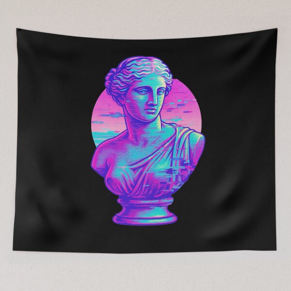 Item preview, Vaporwave Venus - Glitched Greek Statue designed and sold by Myra365Art.