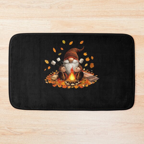 Item preview, Autumn Forest Camping Gnome Campfire designed and sold by facegm.