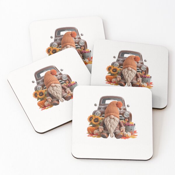 Item preview, Autumn Vintage Truck Cozy Fall Gnome designed and sold by facegm.