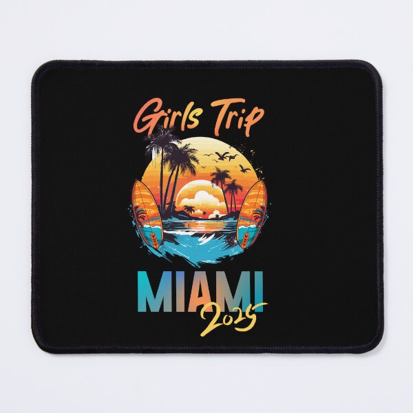 Item preview, Girls Trip Miami 2025 - Tropical Beach Vacation designed and sold by ZACK ART.