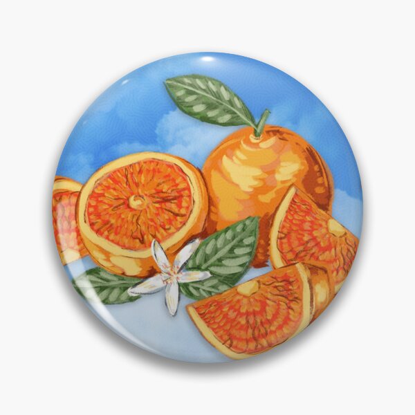 Item preview, Oranges and Blossoms Seamless Pattern designed and sold by Kentish Floridian.