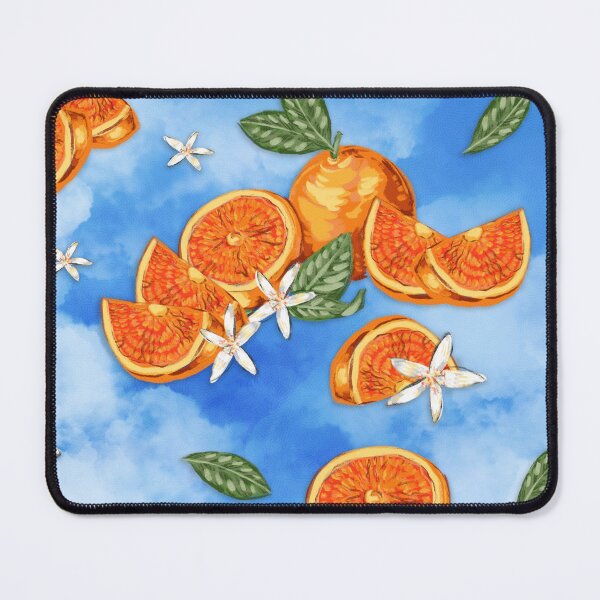 Item preview, Oranges and Blossoms Seamless Pattern designed and sold by Kentish Floridian.