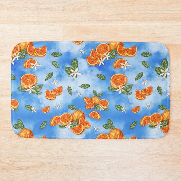 Item preview, Oranges and Blossoms Seamless Pattern designed and sold by Kentish Floridian.