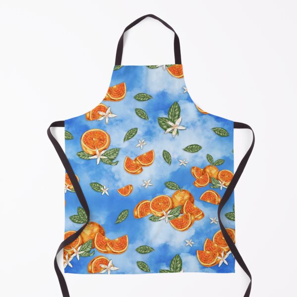 Item preview, Oranges and Blossoms Seamless Pattern designed and sold by Kentish Floridian.