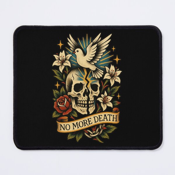 Item preview, “No More Death” Neo-Traditional Tattoo Art designed and sold by FollowTheLeader.
