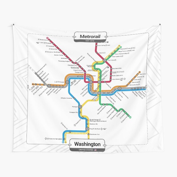 Item preview, Subway - Washington designed and sold by aleibanez.