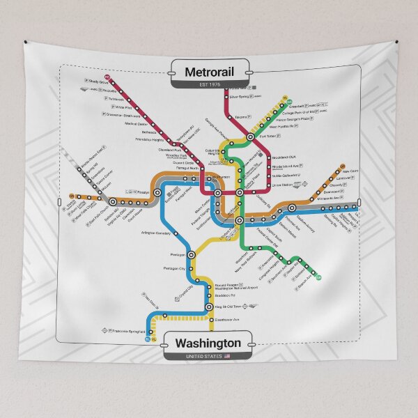 Item preview, Metro - Washington designed and sold by aleibanez.
