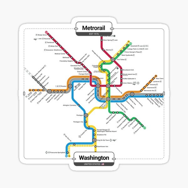Item preview, Subway - Washington designed and sold by aleibanez.
