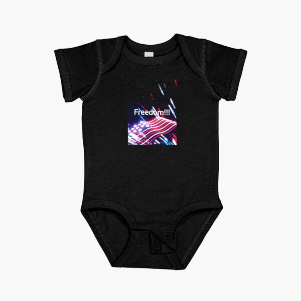 Freedom!! ElitebyElise Short Sleeve Baby One-Piece