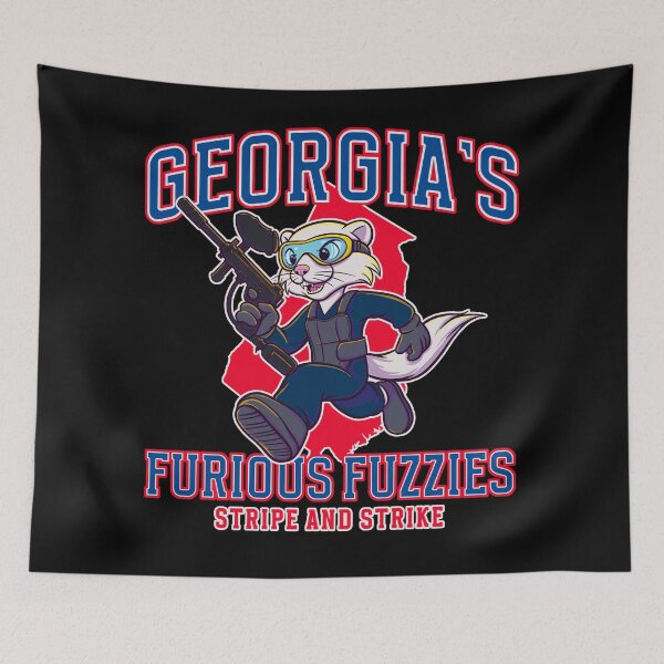 Item preview, Georgia Furious Fuzzies Paintball Crew – Ferret Power designed and sold by ImaginarStore.