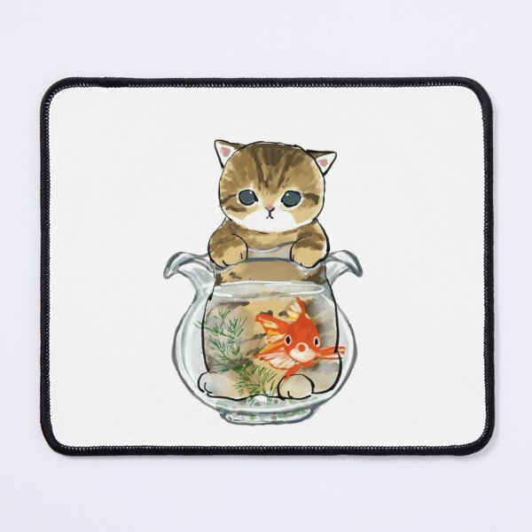 Item preview, Mofusand - Cat and Fishbowl designed and sold by penny555.