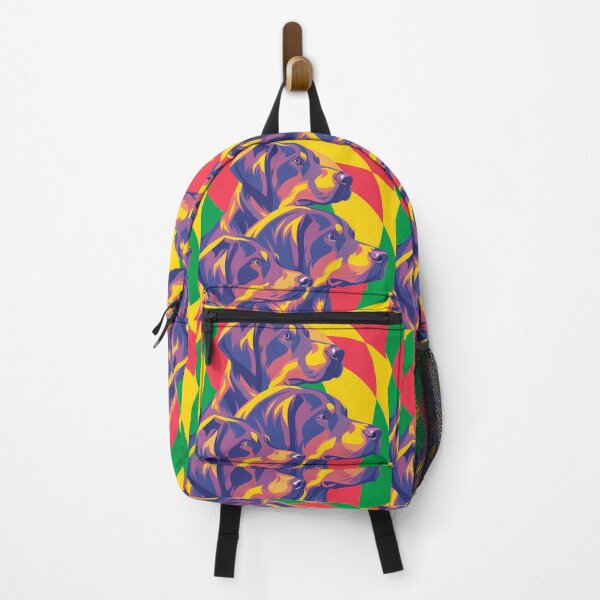 Item preview, Vivid Canine Trio Yellow Red Green Colors designed and sold by ART ATTACK ZONE.