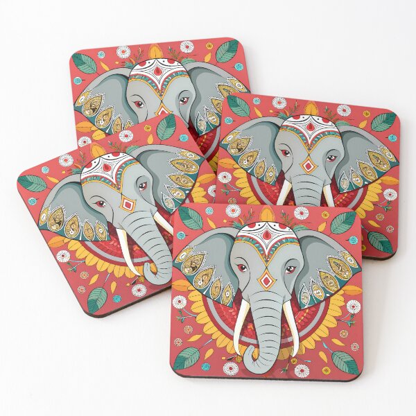 Item preview, Elephant Majesty India Asia Africa Animal Colors designed and sold by ART ATTACK ZONE.