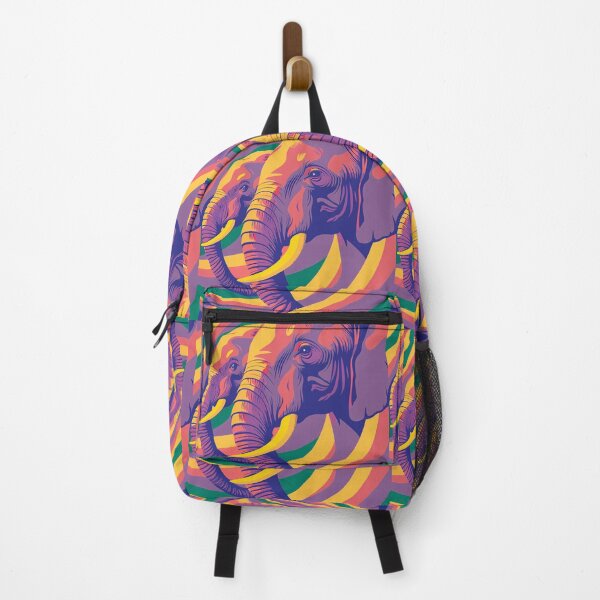 Item preview, Twilight Elephant Pair Colors Art Animals designed and sold by ART ATTACK ZONE.
