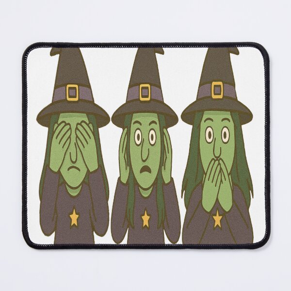 Item preview, Three wise Witches see/hear/speak no evil designed and sold by JamesDunican.