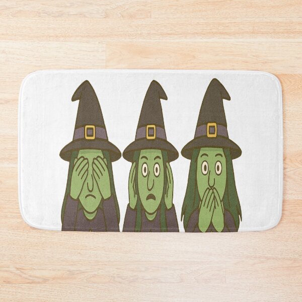 Item preview, Three wise Witches see/hear/speak no evil  designed and sold by JamesDunican.