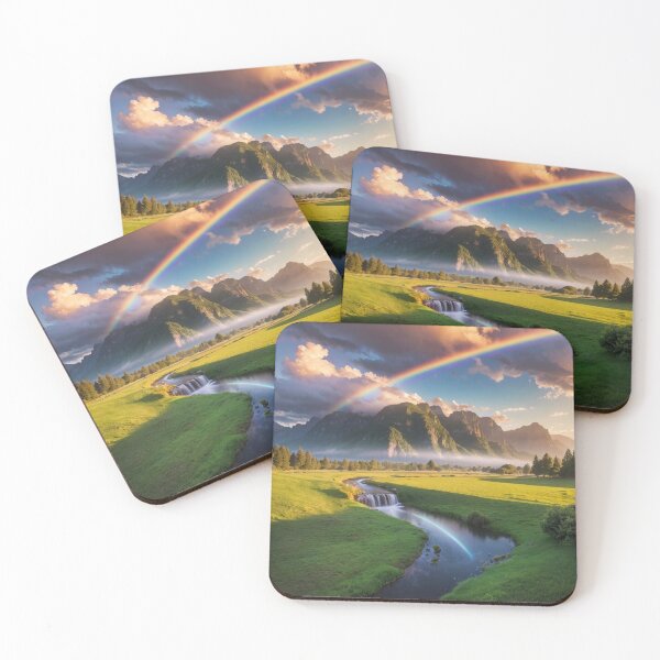 Item preview, Rainbow Landscape designed and sold by vekotpu.