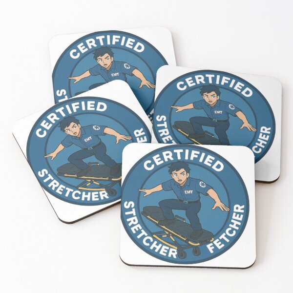 Item preview, Certified Stretcher Fetcher Circular Patch for EMT's and Paramedics designed and sold by BurnoutBoutique.
