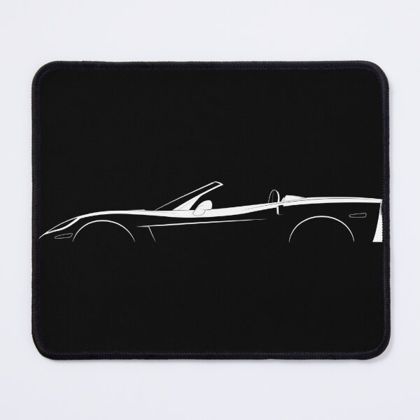 Item preview, Corvette C6 Convertible (White) designed and sold by Car Silhouettes.