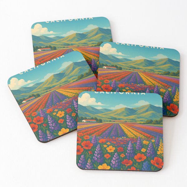 Item preview, Spring Wildflowers in Lompoc Valley, California designed and sold by Places On Earth.
