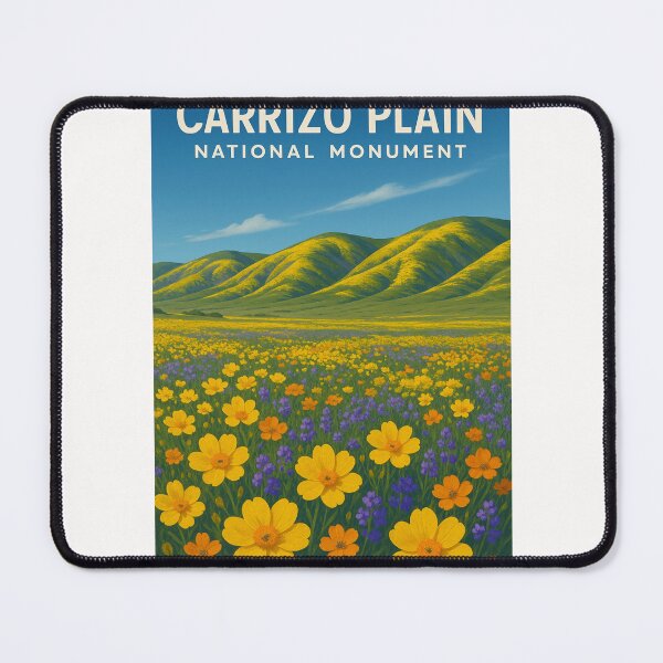 Item preview, Wildflower Bloom in Carrizo Plain National Monument designed and sold by Places On Earth.