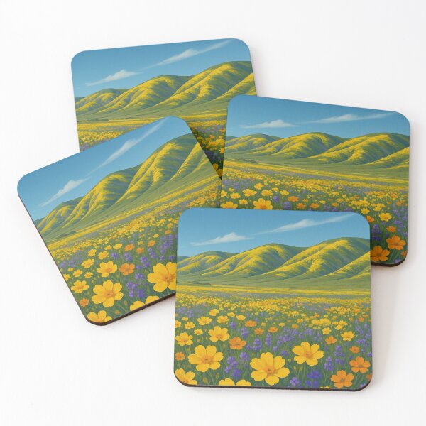 Item preview, Wildflower Bloom in Carrizo Plain National Monument designed and sold by Places On Earth.