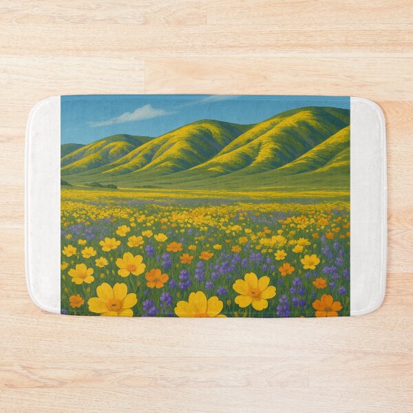 Item preview, Wildflower Bloom in Carrizo Plain National Monument designed and sold by Places On Earth.