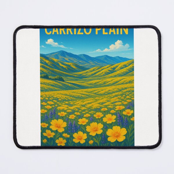 Item preview, Carrizo Plain Hills and Flower Fields, California designed and sold by Places On Earth.