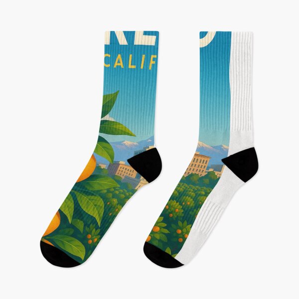 Item preview, Fresno Skyline and Orange Groves, California designed and sold by Places On Earth.