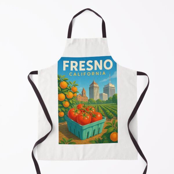 Item preview, Fresno Farmlands and Historic Downtown, California designed and sold by Places On Earth.