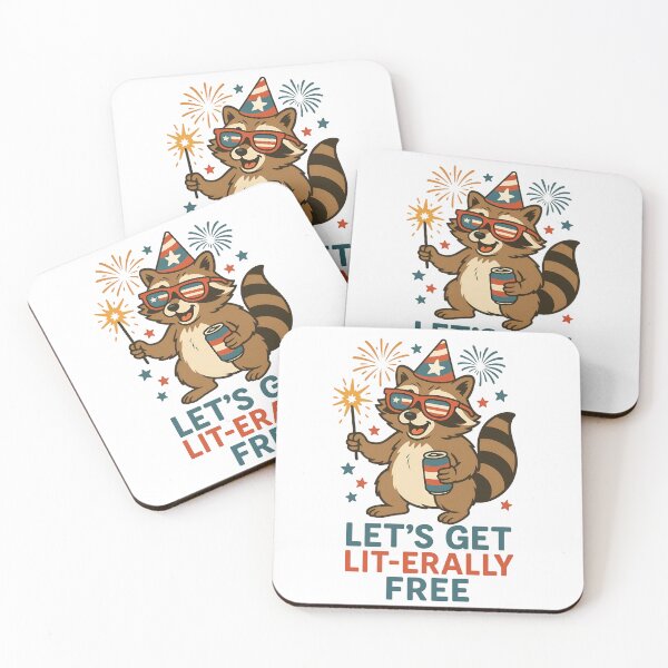 Item preview, Let’s Get Lit-erally Free Design | Fun Party Quote Graphic | Clever Freedom Wordplay Typography | Celebration and Festivity Art | Playful Nightlife Poster designed and sold by PaintedPixels01.