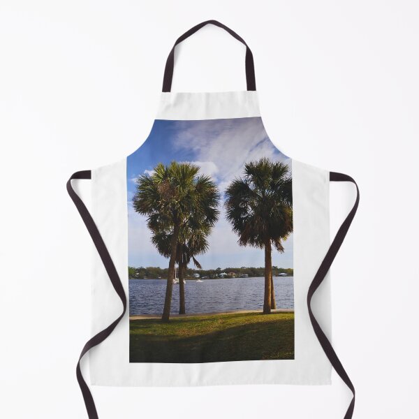 Item preview, Palm Trees, Sea and Cloudy-Blue Sky designed and sold by Phakade's Photos.