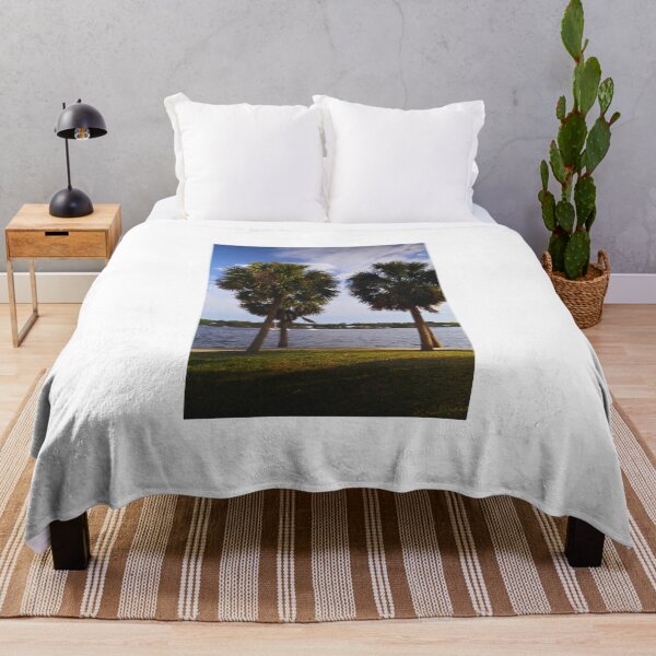 Item preview, Palm Trees, Sea and Cloudy-Blue Sky designed and sold by Phakade's Photos.