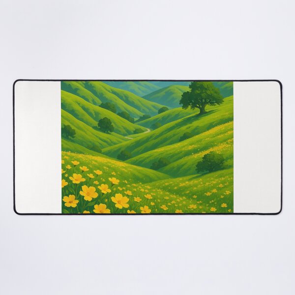 Item preview, Golden Wildflower Hills of Chino Hills State Park designed and sold by Places On Earth.