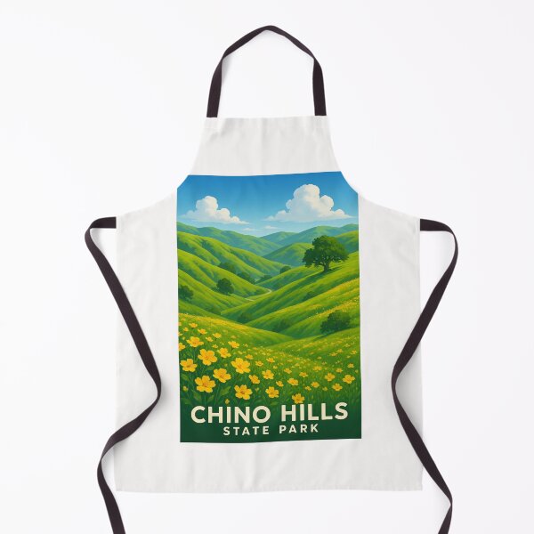 Item preview, Golden Wildflower Hills of Chino Hills State Park designed and sold by Places On Earth.