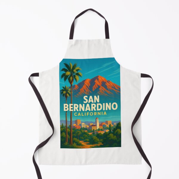 Item preview, San Bernardino Cityscape and Mountains designed and sold by Places On Earth.