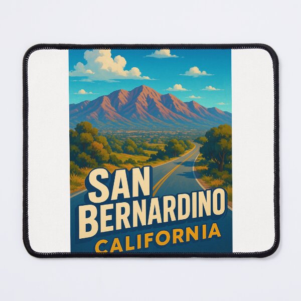 Item preview, Scenic Highway to San Bernardino Mountains designed and sold by Places On Earth.