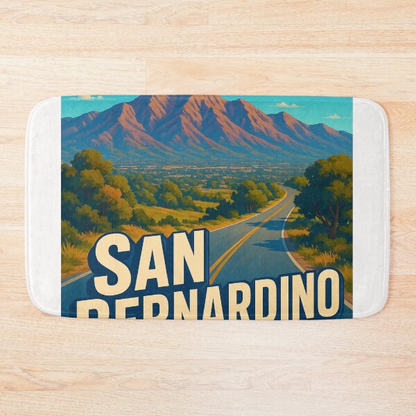 Item preview, Scenic Highway to San Bernardino Mountains designed and sold by Places On Earth.