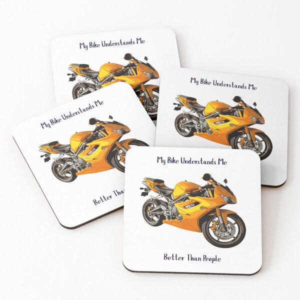 Item preview, "My Bike Understands Me Better Than People" – Sports Bike Digital Art designed and sold by Creative-Tribe.
