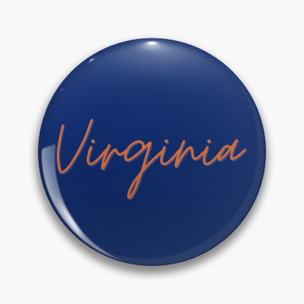 Item preview, UVA university of virginia gameday pin sticker designed and sold by 11DesignsByC.