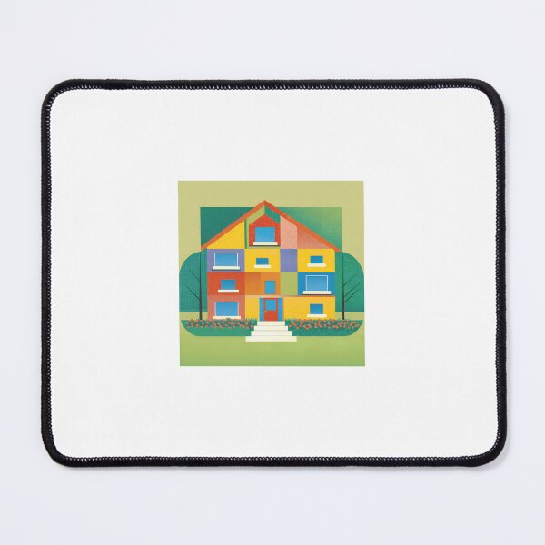 Item preview, Colorful House in the Suburban Woods designed and sold by SweetMontero.