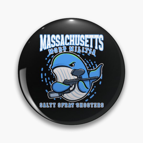 Item preview, Massachusetts Moby Militia – Whale Paintball Team designed and sold by ImaginarStore.