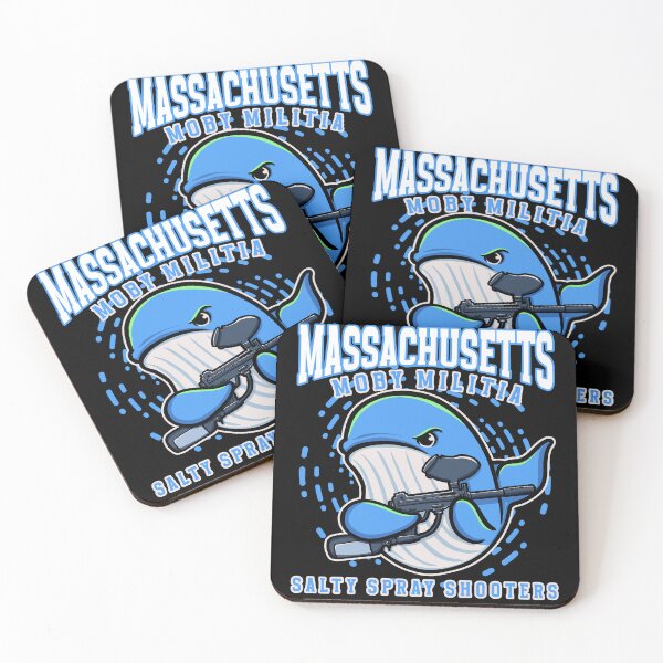 Item preview, Massachusetts Moby Militia – Whale Paintball Team designed and sold by ImaginarStore.