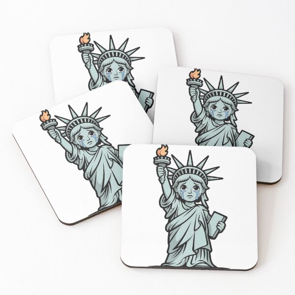 Item preview, Crying Statue of Liberty | Emotional Patriotic USA Liberty Design | American Freedom Artwork designed and sold by CoastalEmp.