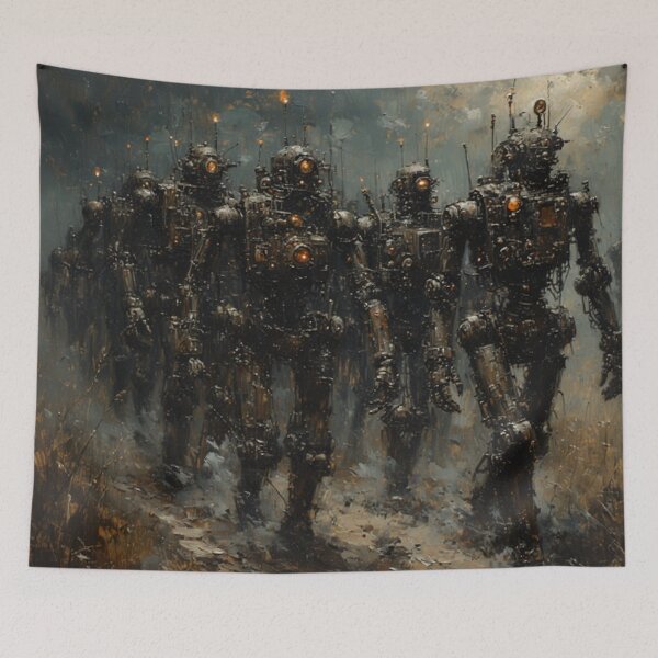 Item preview, Steampunk AI Doomsday Art designed and sold by TheDarkWardrobe.