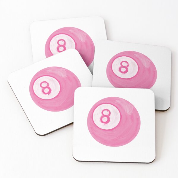 Item preview, Pink 8 Ball designed and sold by StickyPopp.